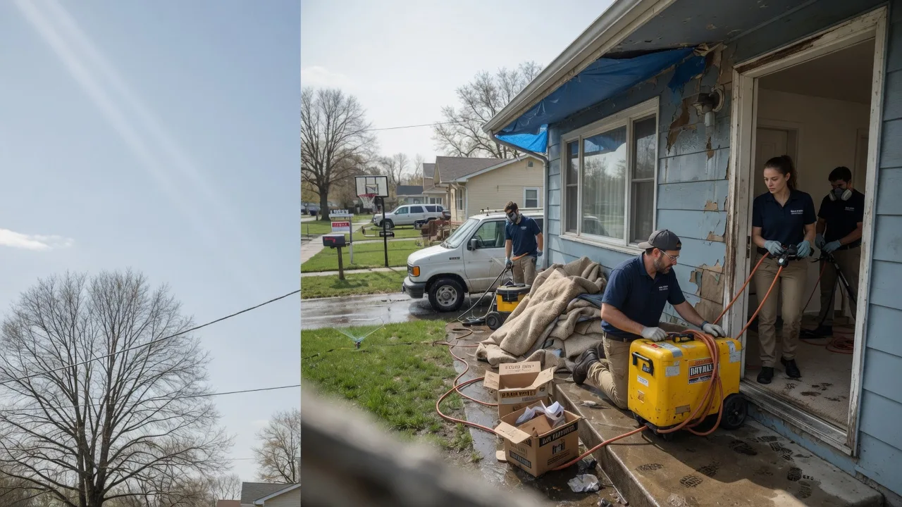 Basement Flood Cleanup in Cushing, WI near me